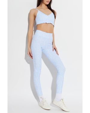 LoveShackFancy Short Sports Top "Erza" - Blue