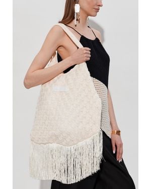 Akep Bag With Logo - Natural