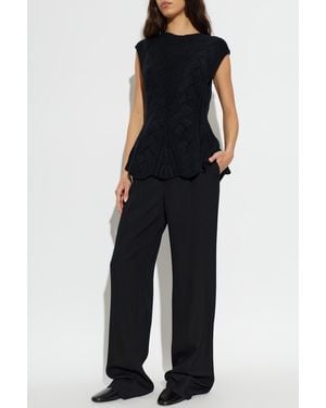 Lisa Yang 'Signy' Cashmere Top - Blue