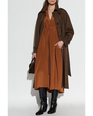 Max Mara Wool Coat 'Scoglio' - Brown