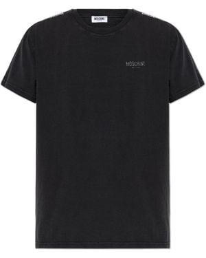 Moschino T-Shirt With Logo - Black