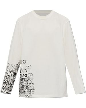Y-3 T-Shirt With Print - White