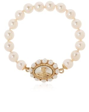 Vivienne Westwood Pearl Bracelet - White