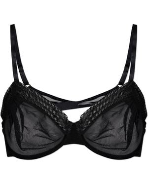 Hanro Transparent Bra - Black