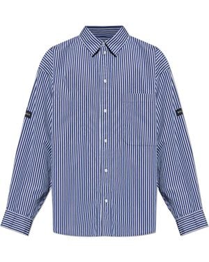 Balenciaga Striped Shirt - Blue