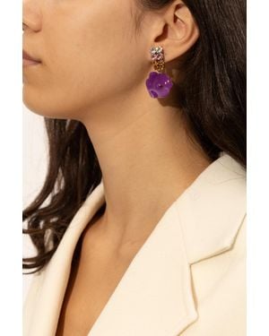 Marni Brass Earrings - Natural