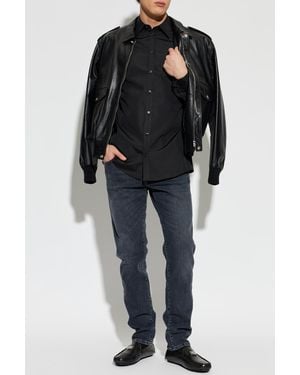 Dolce & Gabbana Shirt With Applique - Black