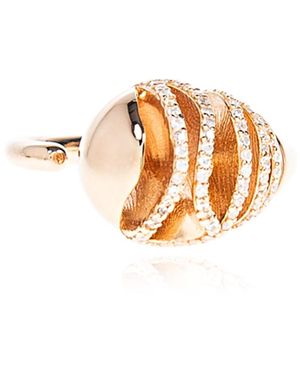 Bottega Veneta Gilded Ring - Metallic