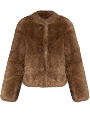 Stand Studio Halle Faux Fur - Brown