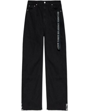 44 Label Group Straight-Leg Jeans - Black