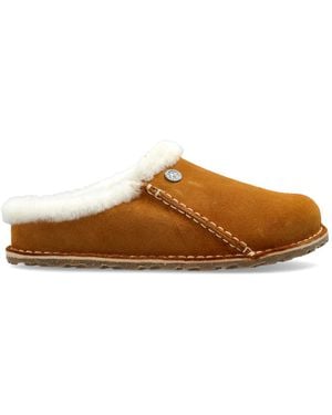 Birkenstock 'Zermatt Premium Suede' Slippers - Brown