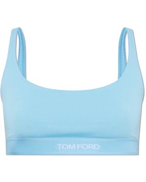 Tom Ford High-Waisted Leggings - Blue