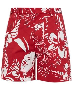 DSquared² Patterned Shorts - Red