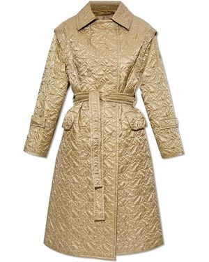 Moncler 'Samare' Quilted Coat - Natural