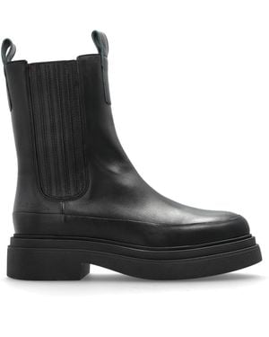 Paul Smith Leather Ankle Boots - Black