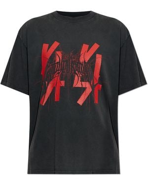 44 Label Group Printed T-Shirt - Black