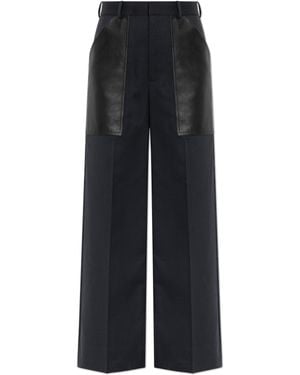 Bottega Veneta Pants With Leather Pockets - Multicolour