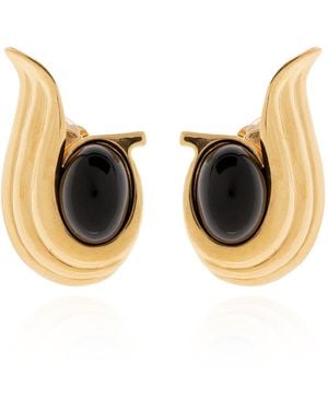 Ferragamo Brass Clips - Metallic