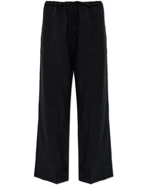 TOTEME Creased Trousers - Black