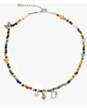 DSquared² Necklace With Logo - White