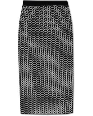 MICHAEL Michael Kors Monogram Skirt - Black