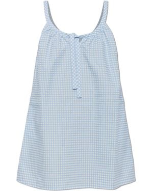 Posse Cotton Dress 'Lila' - Blue