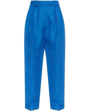 Versace Pleated Trousers - Blue