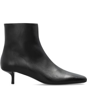 Marsèll Heeled Ankle Boots 'Spazzpla' - Black