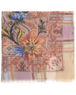 Etro Scarf With Print - Pink