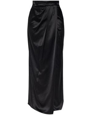Max Mara Silk 'Camera' Skirt - Black