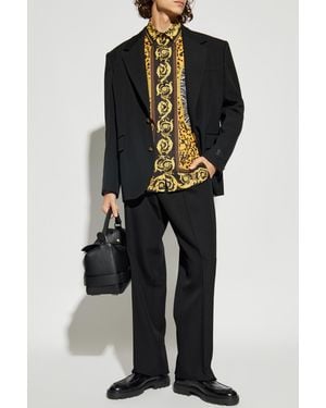 Versace Wool Blazer - Black