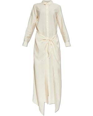 Emporio Armani Long Sleeve Dress - White