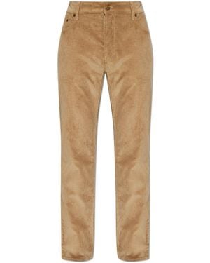 Burberry Corduroy Pants - Natural
