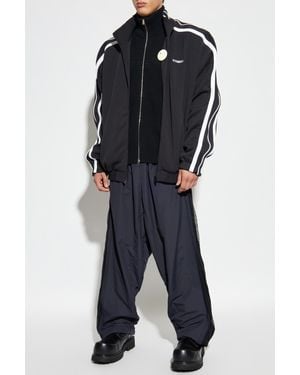 Vetements Cardigan With A Zipper - Blue