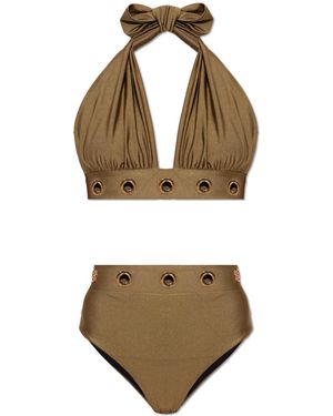 Maiya Paris Two-Piece Swimsuit "Deesse" - Metallic