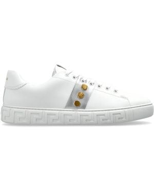 Versace 'Greca' Sports Shoes - White