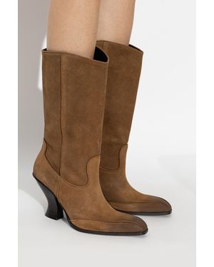 DIESEL "Heeled Boots 'D-Luffy-75-Tube' - Brown