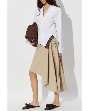 Loewe Asymmetrical Skirt - Natural