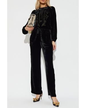 Zadig & Voltaire Velour Top 'Tigy' - Black
