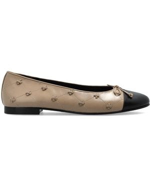Tory Burch Bunny Knot Ballet Flats - White