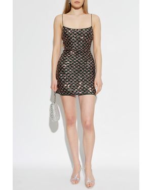 Oséree Dress With Shimmering Sequins - Black