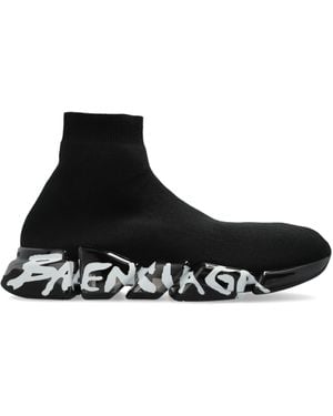 Balenciaga Ankle-High Trainers 'Speed 2.0 Lt' - Black