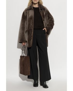 Arma Reversible Shearling Coat 'Nicola' - Black