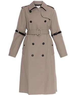 Coperni Trench Coat With Belt - Natural