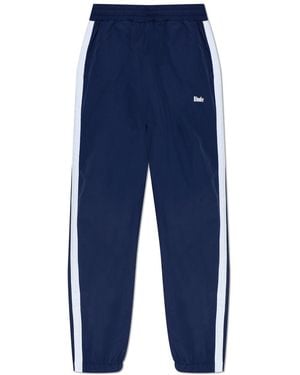 Rhude Trousers With Cuffed Legs - Blue
