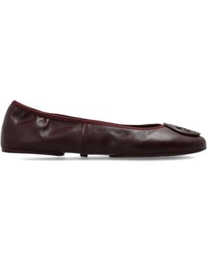 Tory Burch "Reva" Ballet Flats - White