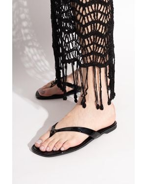 Kate Spade Flip-Flops With Logo - Black