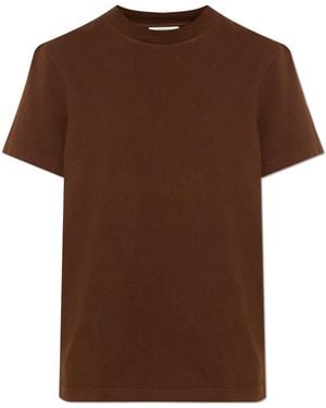 Entire studios Cotton T-Shirt - Brown