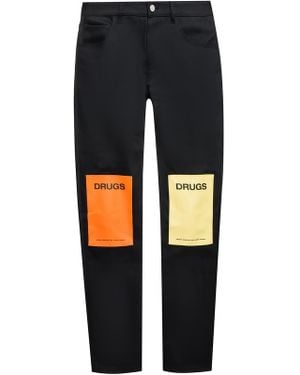 Raf Simons Drugs Patch Jeans - Multicolor
