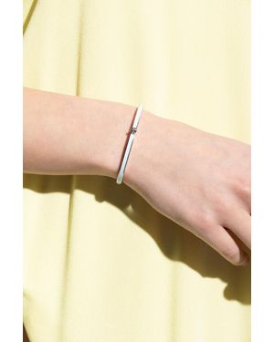 Tory Burch Bracelet With Logo - Natural